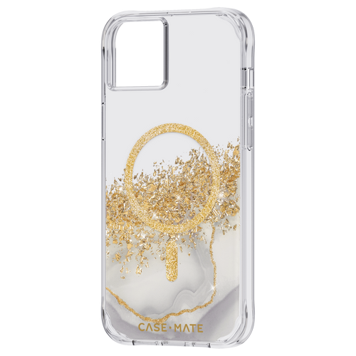 CASE-MATE iPhone 14 Plus - Karat Marble Case with Magsafe - Clear Multi-color