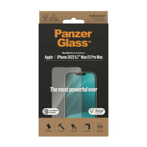 PANZERGLASS iPhone 14 Plus - Ultra-Wide Fit Screen Protector with Applicator -