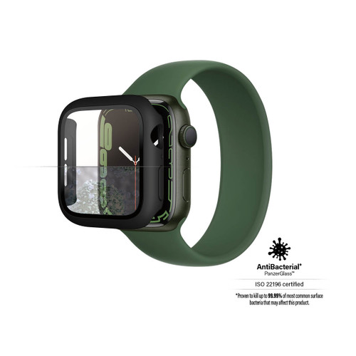 PANZERGLASS Apple Watch Series 7/8 41mm Screen Protector Full Body Case - Black