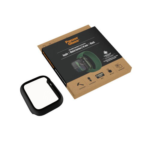PANZERGLASS Apple Watch Series 7/8 41mm Screen Protector Full Body Case - Black