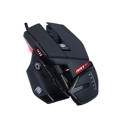MADCATZ R.A.T 4 Plus - Optical Gaming Mouse - Black-Black / Mice / New MADCATZ R.A.T 4 Plus - Optical Gaming Mouse - Black-Black / Mice / New