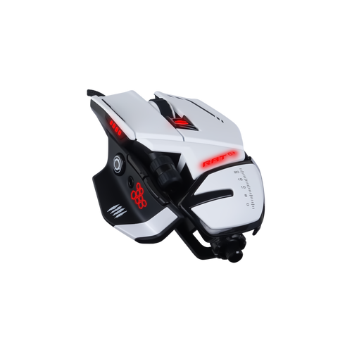 MADCATZ R.A.T 6 Plus - Optical Gaming Mouse - White