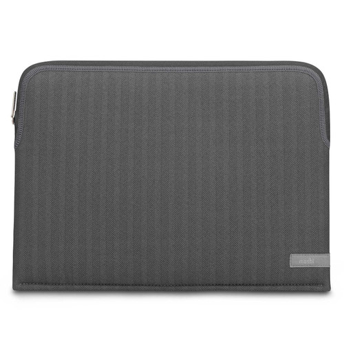 MOSHI Pluma Laptop Sleeve for MacBook Pro 14" - Herringbone Gray