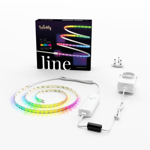 TWINKLY LINE Starter Kit - 1.5M 90 LEDs RGB App-Controlled Adhesive + Magnetic