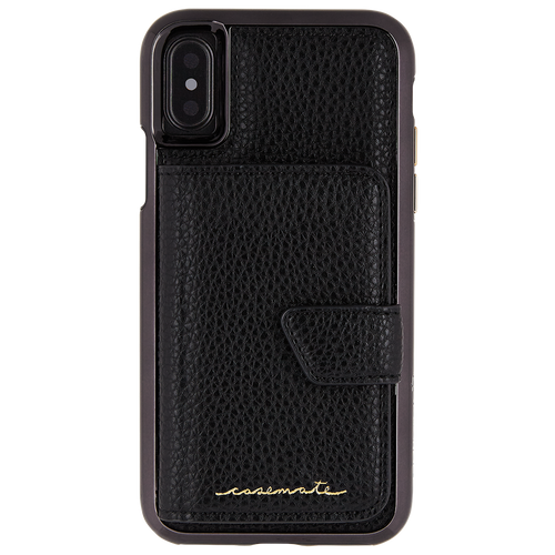 CASE-MATE Compact Mirror Case for iPhone XS/X Black