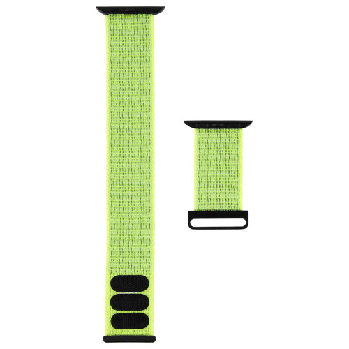 CASE-MATE 42-44mm Apple Watch Nylon Band for Series 1-8 & SE - Reflective Neon