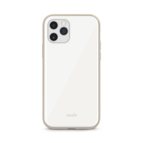 MOSHI iPhone 12/12 Pro - iGlaze Case - Pearl White