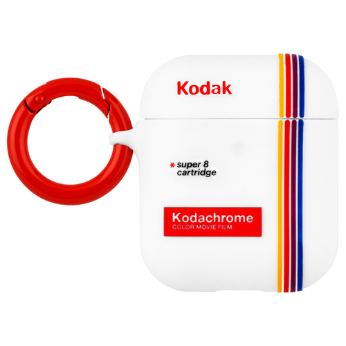 CASE-MATE Kodak AirPod Case - Striped Kodachrome Super 8-White / Airpods Cases / New