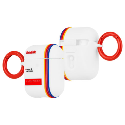 CASE-MATE Kodak AirPod Case - Striped Kodachrome Super 8-White / Airpods Cases / New