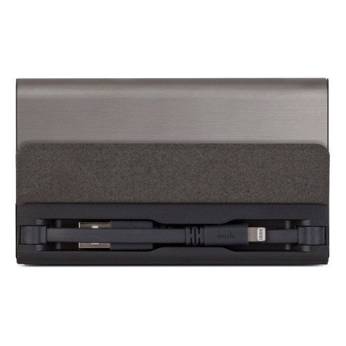 MOSHI IONBANK 10,000 mAh Portable Battery- Gunmetal Gray-Gray / Power Banks / New