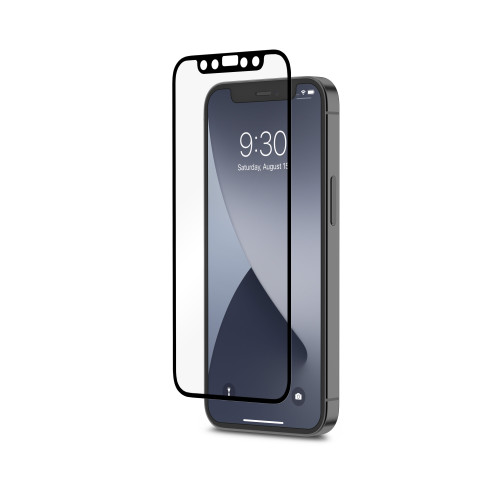 MOSHI iPhone 12 Mini - iVisor Anti-Glare Screen Protector - Matte with Black Fr-Clear / Mobile Screen Protectors / New