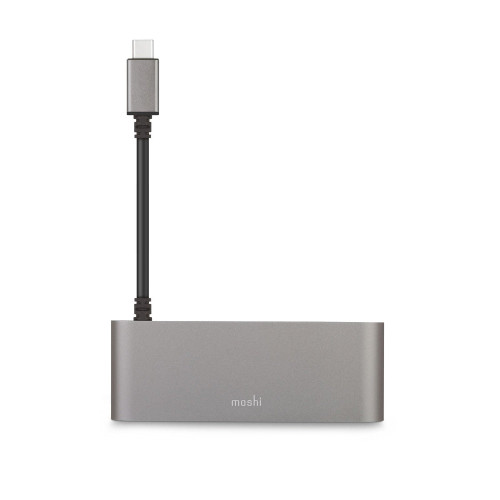 MOSHI USB-C To Multiport Adapter - Titanium Gray-Gray / Hubs/Adapters / New