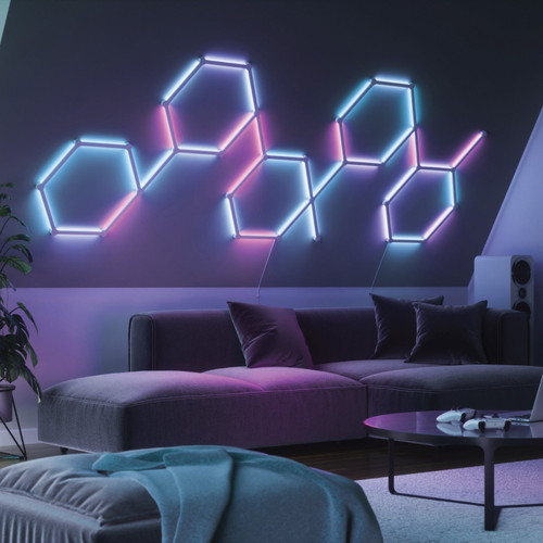 NANOLEAF Lines Expansion Kit - Smart WiFi LED Panel System w/ Music Visualizer