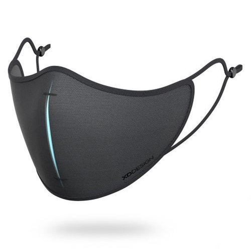 XD-Design ViralOff Protection Mask Set (1 Mask, 5 Filters, 1 Pouch) - Black