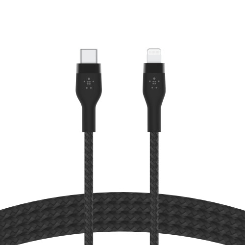 BELKIN BoostCharge Pro Flex USB-C to Lightning Cable - 1 Meter - Black