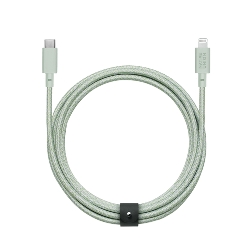 NATIVE UNION Belt USB-C to Lightning Charging Cable - 3M - Sage