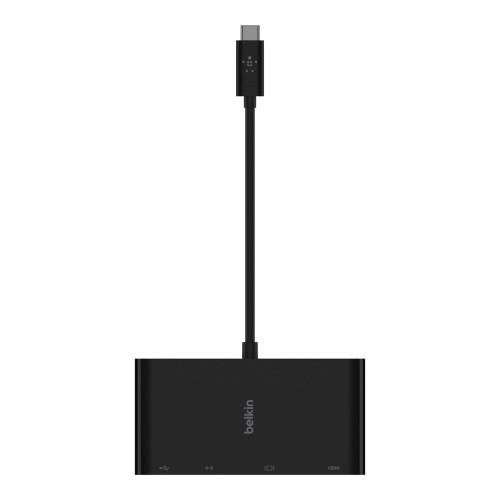 BELKIN USB-C 10cm Cable to HDMI, VGA, DVI and DisplayPort - Black