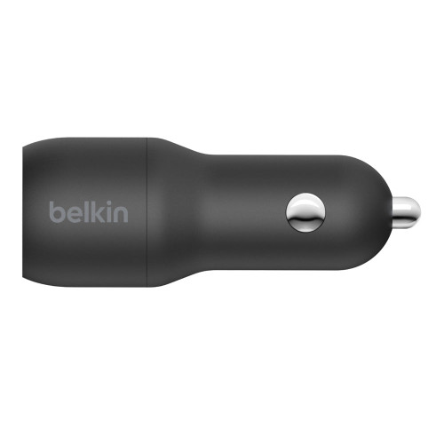 BELKIN Boost Charge Dual USB-A Car Charger 24W + 1Meter Lightning to USB-A Cabl
