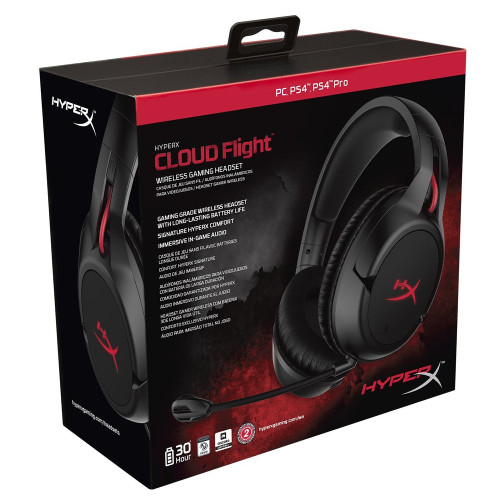 HYPER-X PC and PS4 Wireless Cloud Flight HYPER-X PC and PS4 Wireless Cloud Flight