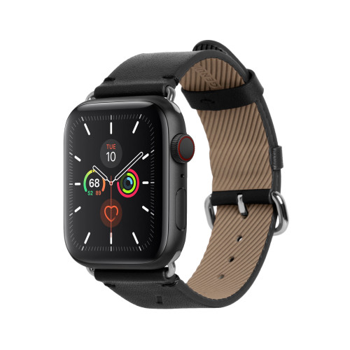 NATIVE UNION Classic Strap for Apple Watch Series 1-8 & SE 38/41mm Genuine Ital-Black / Smart Watch Cases & Straps / New