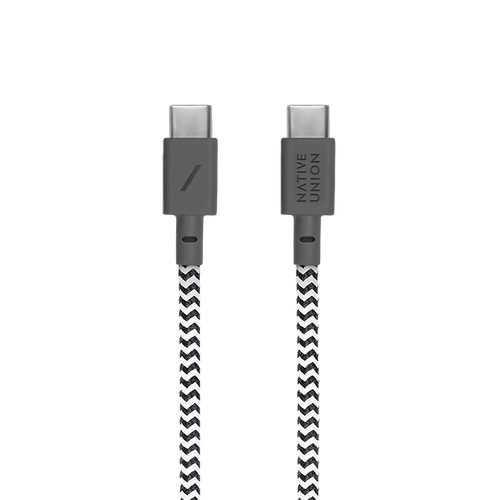 NATIVE UNION Belt USB-C to USB-C Charging Cable - 1.2M - Zebra-Multi-color / Cables USB-C to USB-C / New