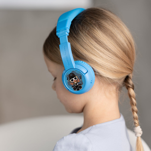 BUDDYPHONES PLAY Plus Wireless Bluetooth Headphones for Kids - Cool Blue-Blue / Kids Audio / New