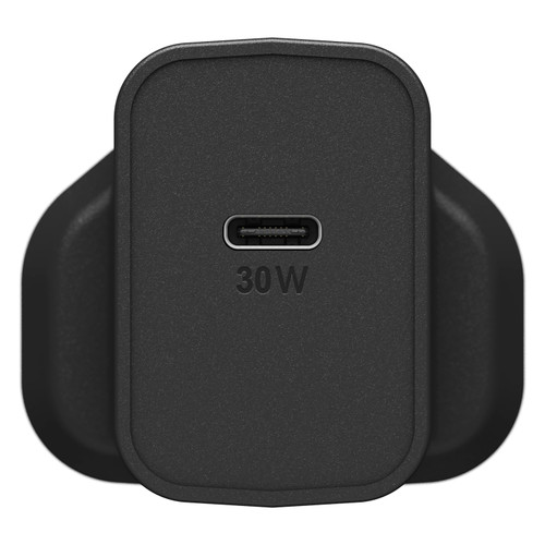 OTTERBOX UK Wall Charger 30W Rugged Fast Compact Charger for USB-C Devices - Bl-Black / Home Chargers / New