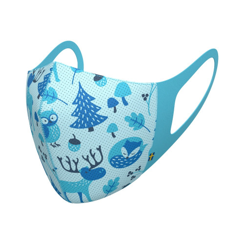 AIRINUM Kids Lite Air Mask - Wild Blue - Small