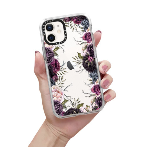 CASETIFY iPhone 12 Mini - My Secret Garden Impact Case - Clear