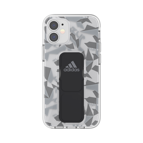 ADIDAS iPhone 12 Mini - Grip Clear Case - Grey/Black-Multi-color / Mobile Cases / New