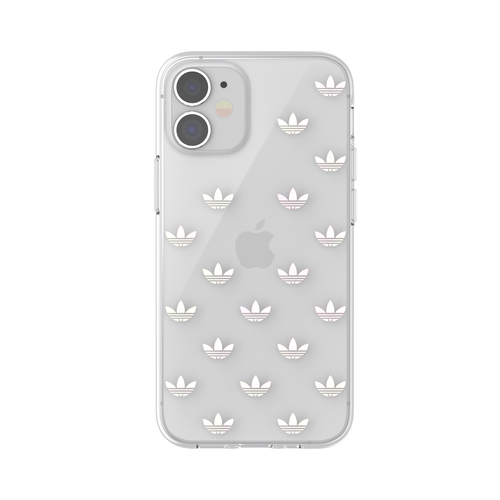 ADIDAS iPhone 12 Mini - Snap Entry Clear Case - Holographic
