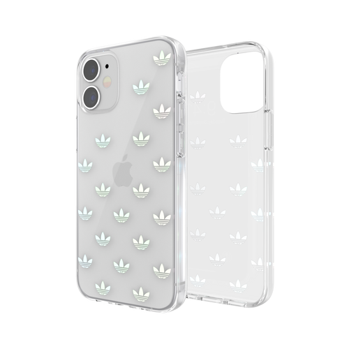 ADIDAS iPhone 12 Mini - Snap Entry Clear Case - Holographic