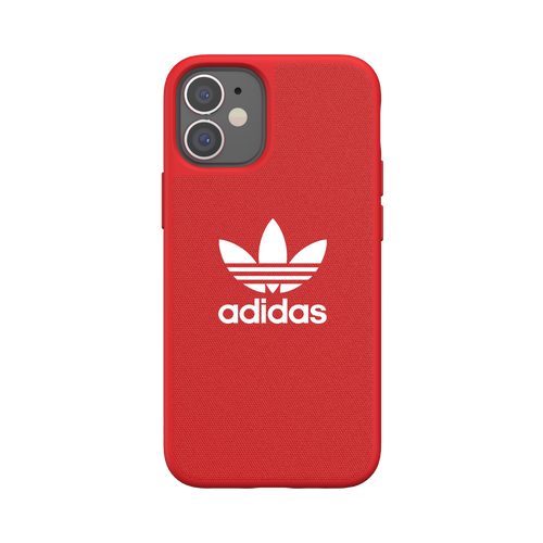 ADIDAS iPhone 12 Mini - Moulded Canvas Case - Scarlet