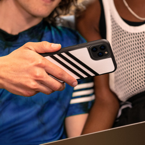 ADIDAS iPhone 12 Mini - Moulded Samba Case - White/Black