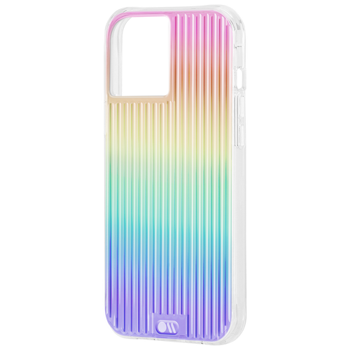 CASE-MATE iPhone 12/12 Pro - Tough Groove Case - Iridescent w/ Micropel