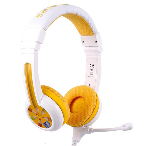 BUDDYPHONES School Plus Headphones - Yellow