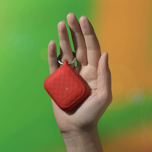 CATALYST Ring Clip Case for AirPods 1 & 2 - Flame Red