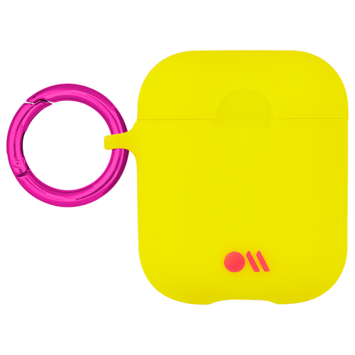 CASE-MATE AirPods Hook Ups Case & Neck Strap - Lemon Lime Yellow