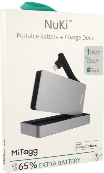 NUDOCK PORTABLE BATTERY SPACE GREY