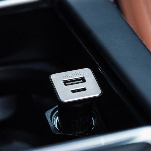 MOSHI USB-C Car Charger - Black