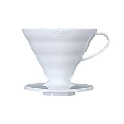 Hario - Plastic Coffee Dripper V60-02 - White