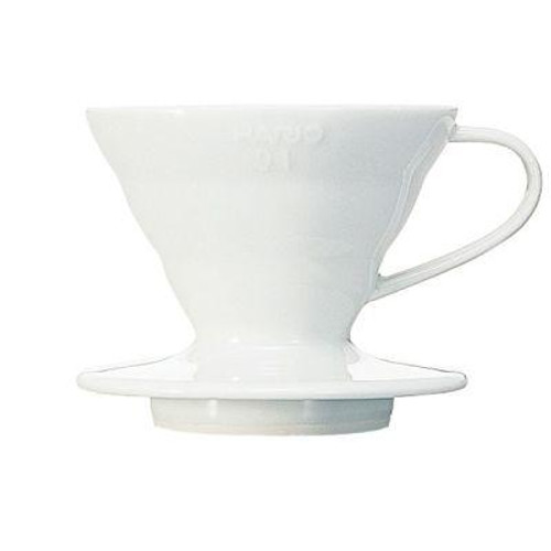 Hario - Ceramic Coffee Dripper V60-01 - White