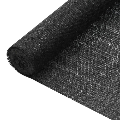 vidaXL Privacy Net Black 1.2x25 m HDPE 75 g/m²