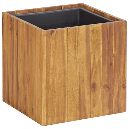 vidaXL Garden Raised Bed Pot 33.5x33.5x33.5 cm Solid Acacia Wood