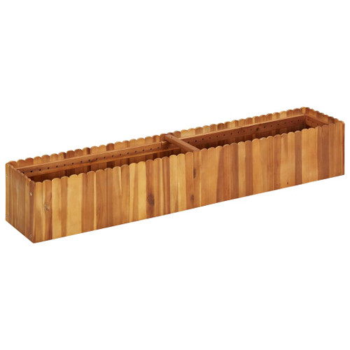 vidaXL Garden Raised Bed 150x30x25 cm Solid Acacia Wood