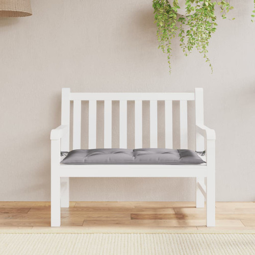 vidaXL Garden Bench Cushion Grey 100x50x7 cm Oxford Fabric