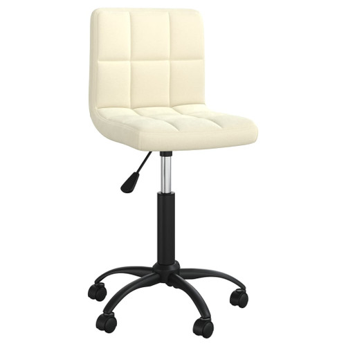 vidaXL Swivel Dining Chair Cream Velvet