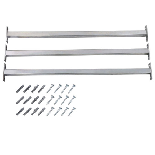 vidaXL Adjustable Security Window Bars 3 pcs 710-1200 mm