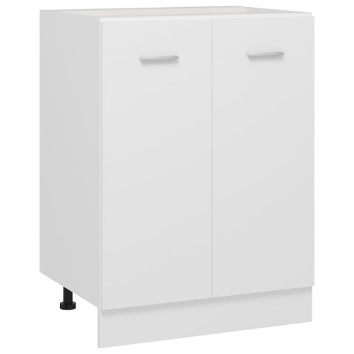 vidaXL Bottom Cabinet White 60x46x81.5 cm Engineered Wood