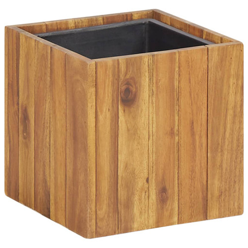 vidaXL Garden Raised Bed Pot 24.5x24.5x25 cm Solid Acacia Wood